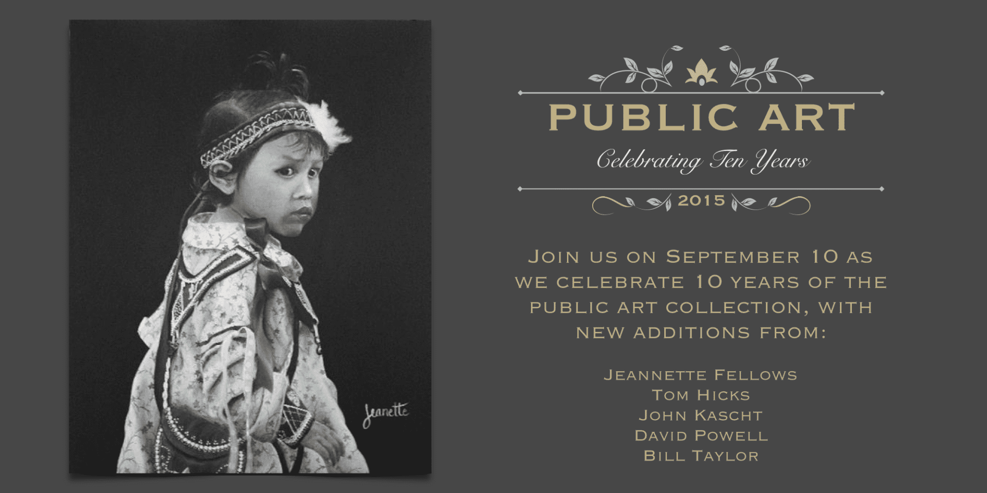 Black and white portrait of a young girl.