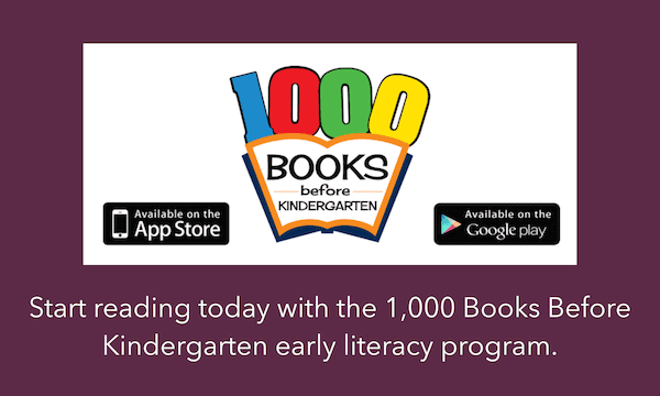 1,000 Books Before Kindergarten logo