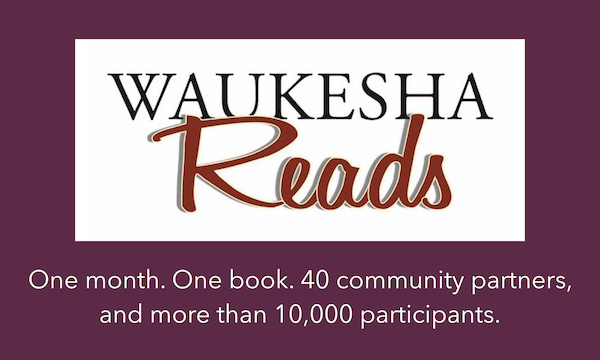 Waukesha Reads logo with text.