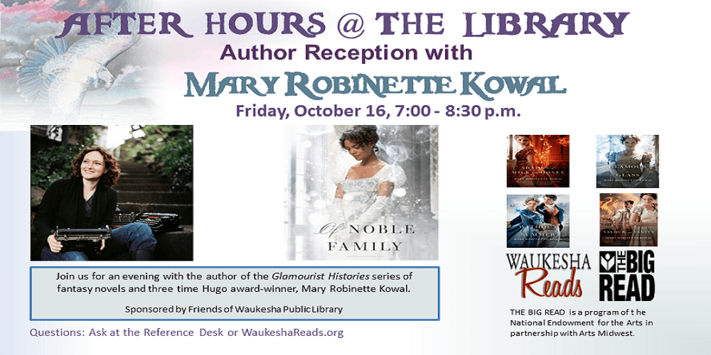 Author Mary Robinette Kowal book signing.