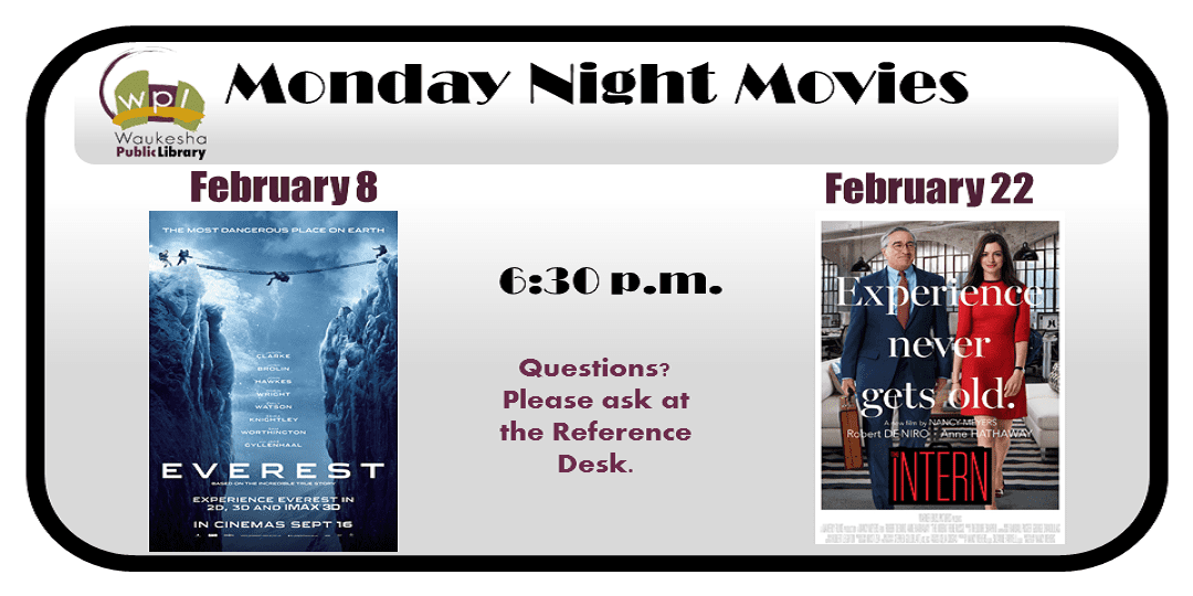 2016 February Movies: Everest & The Intern