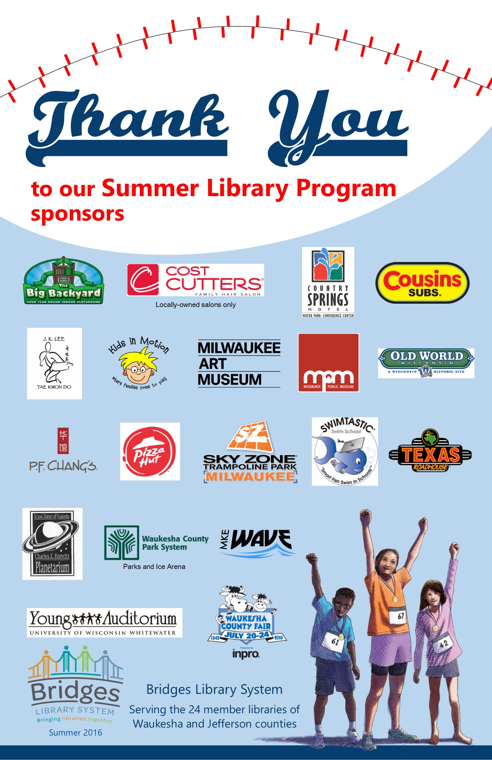 2015 Summer Reading Sponsor Poster!