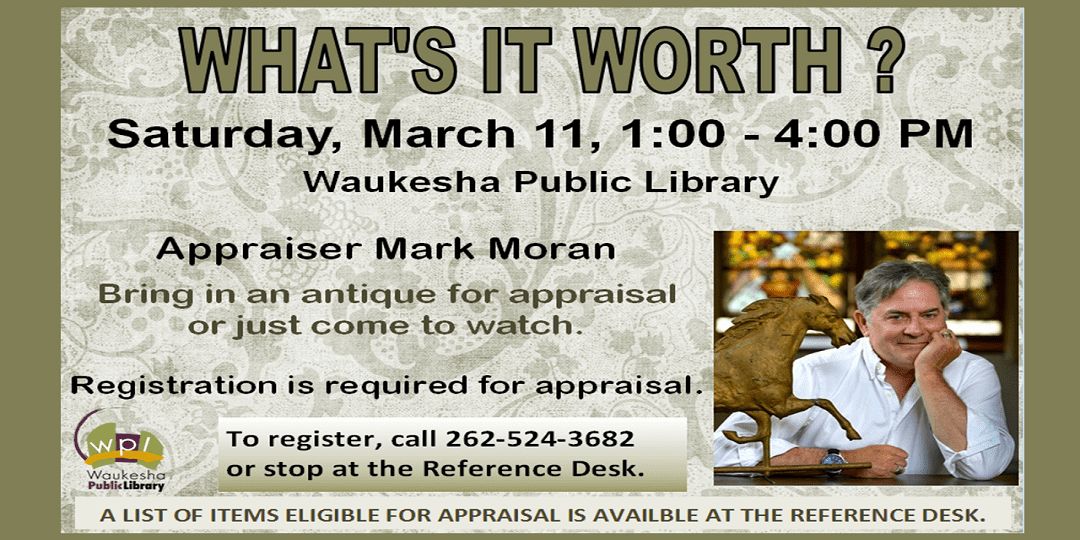 20170311 What's It Worth? with Mark Moran on Saturday March 11 1:00 PM