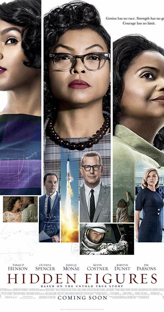 hidden figures poster Waukesha Public Library