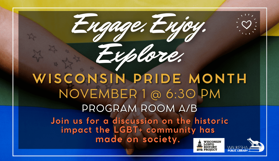 Wisconsin Pride Month event poster.