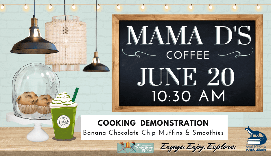 Mama D's Coffee June 20 cooking demo.