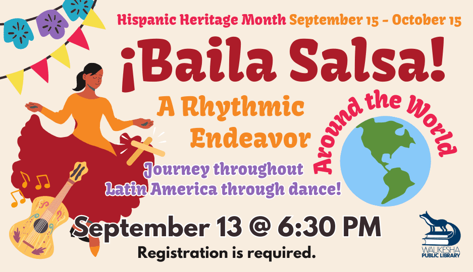 Salsa dance class, Latin America, September 13th.