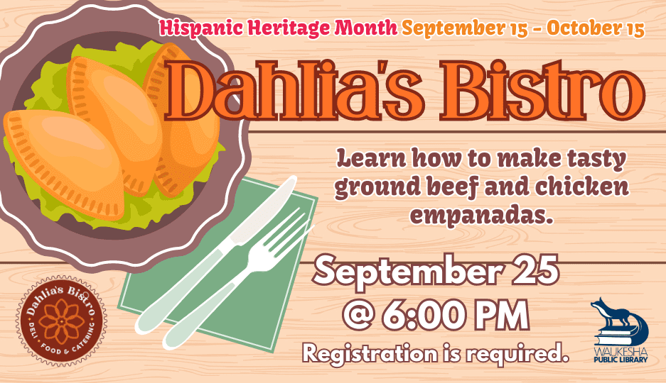 Empanadas cooking class at Dahlia's Bistro.