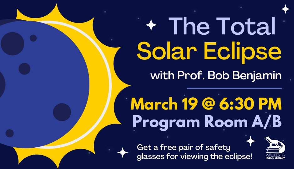 Total solar eclipse event poster.